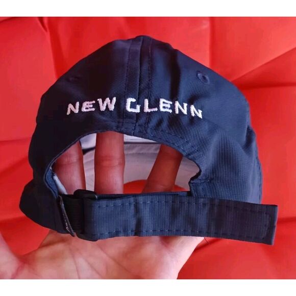 Blue Origin New Glenn Hat Dad Cap Imperial True Fit UPF Rocket/Space/Rare/New - Picture 3 of 5